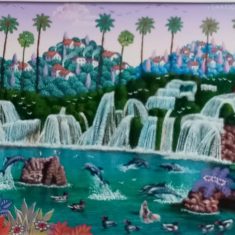 DELFINES EN LA CASCADA