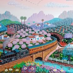 TREN EN PRIMAVERA