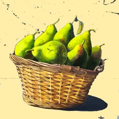 CESTA CON PERAS
