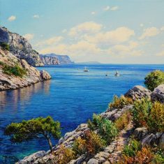 BLAU A LA CALANQUE DE MONGIOU- MARSELLA