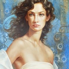 JOVEN CON EL PELO SUELTO