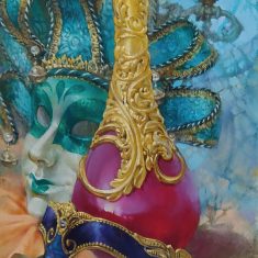 MASCARAS CON CANDELABRO