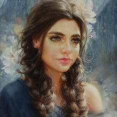 CHICA CON LAS TRENZAS